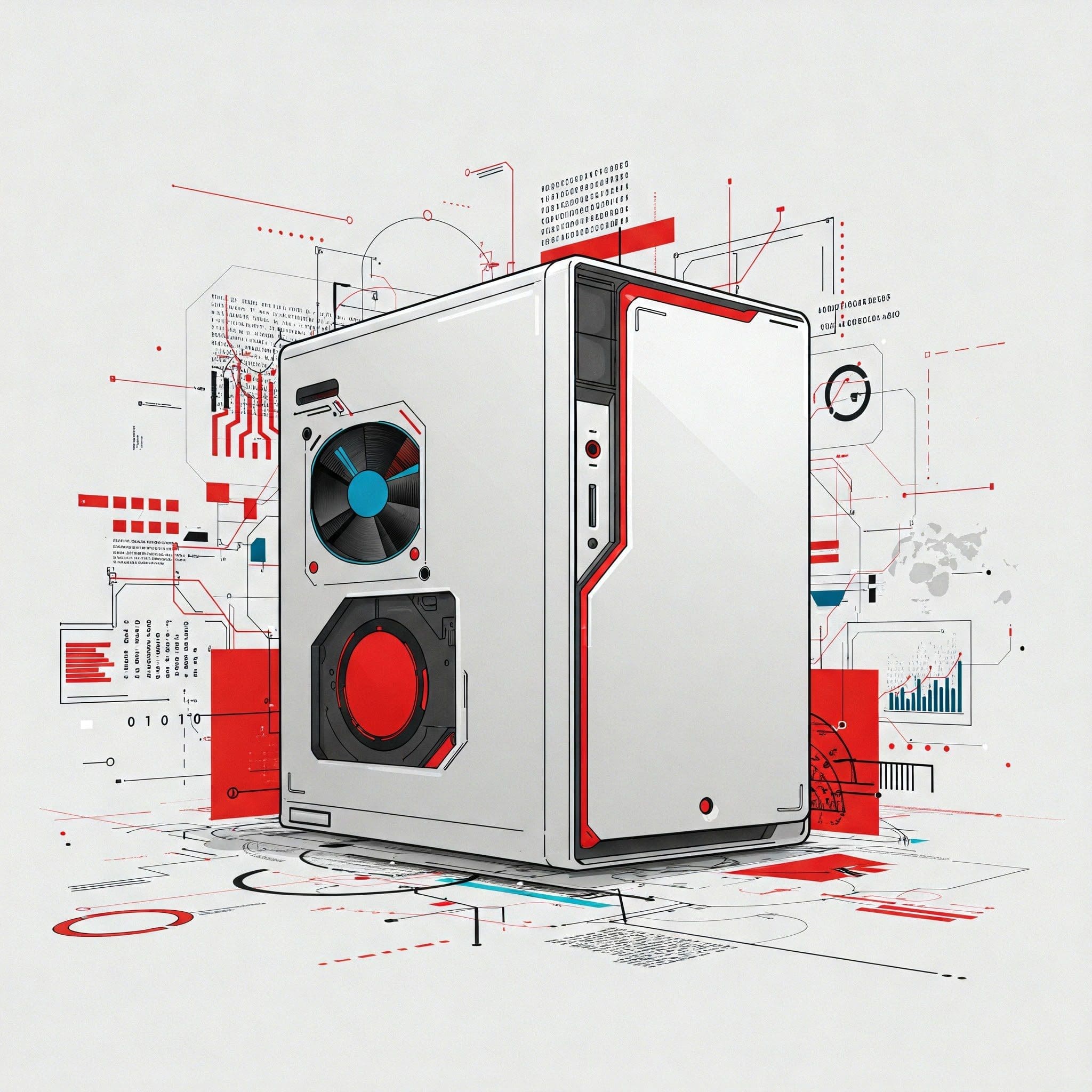 SwiftTech specialist fixing desktop computer issues in Ipswich